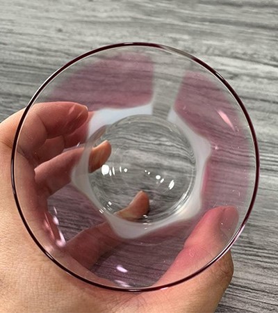 (日)津輕琉璃 富士山琉璃水杯