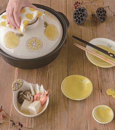 清新柚子陶瓷砂鍋