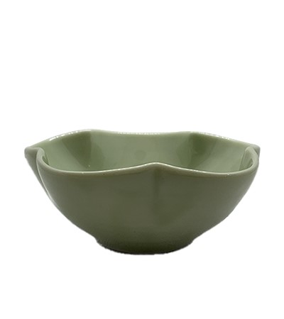 綠釉梅型小缽 小菜碟