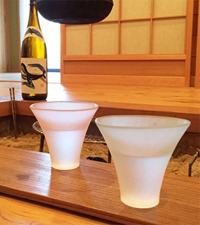 《招福杯．富士山》冷酒高杯組 2入