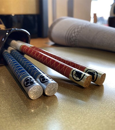 天然止滑木筷武士刀 五色