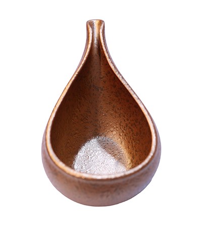 (日)有田燒 黑茶金色琵琶型小缽
