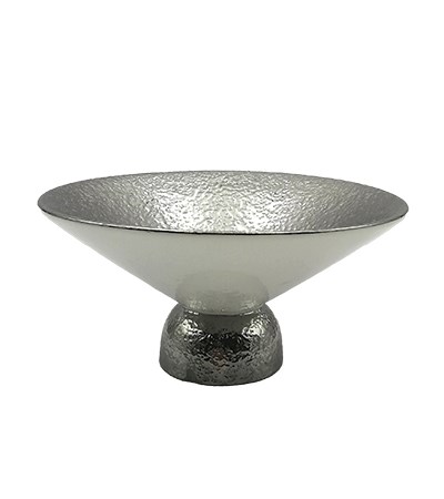 進口磁6"日式高腳碗-鉑金