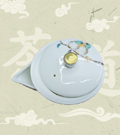 進口泡茶壺-綠繡眼 9.5cm