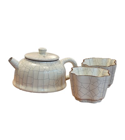 進口泉德堂汝窯茶壺組