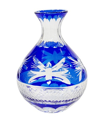 進口清酒壺(圓)-藍色