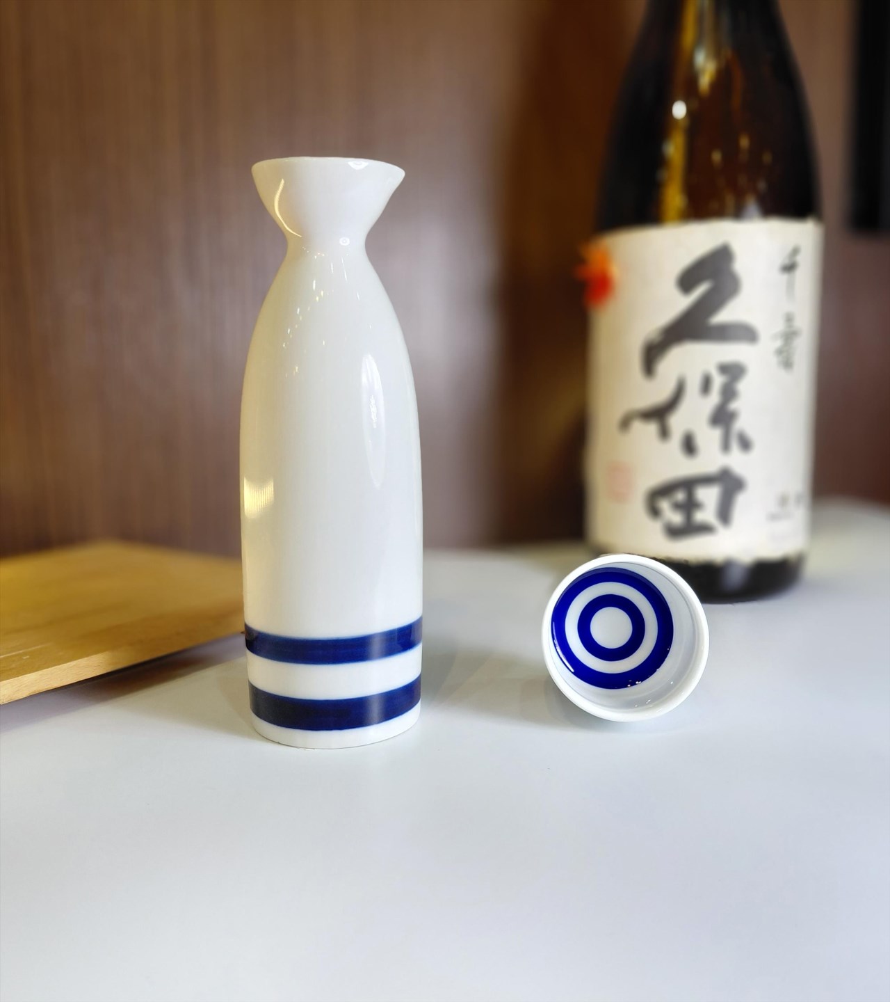 (日)酒蛇目二合德利 酒杯組