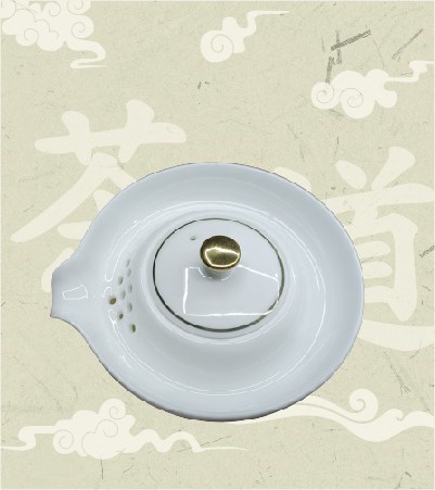 進口茶壺+茶杯+底盤-綠繡眼 