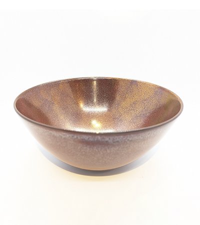 (日)有田燒 150棕色Ts青銅碗