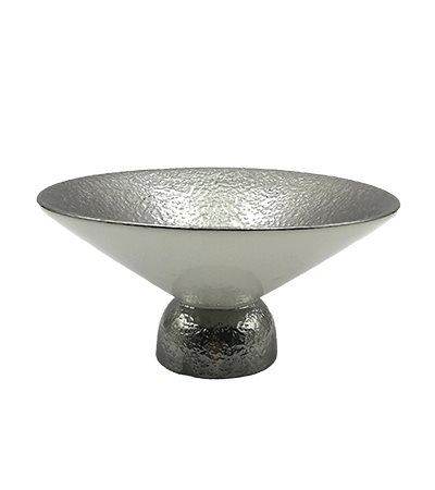 進口磁6"日式高腳碗-鉑金