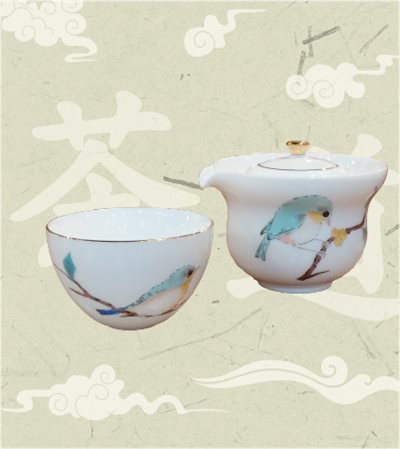 香蘭社 茶壺組 B款