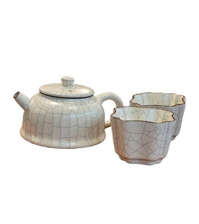 進口泉德堂汝窯茶壺組