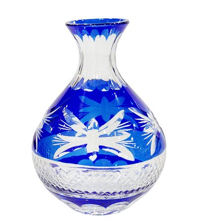 進口清酒壺(圓)-藍色
